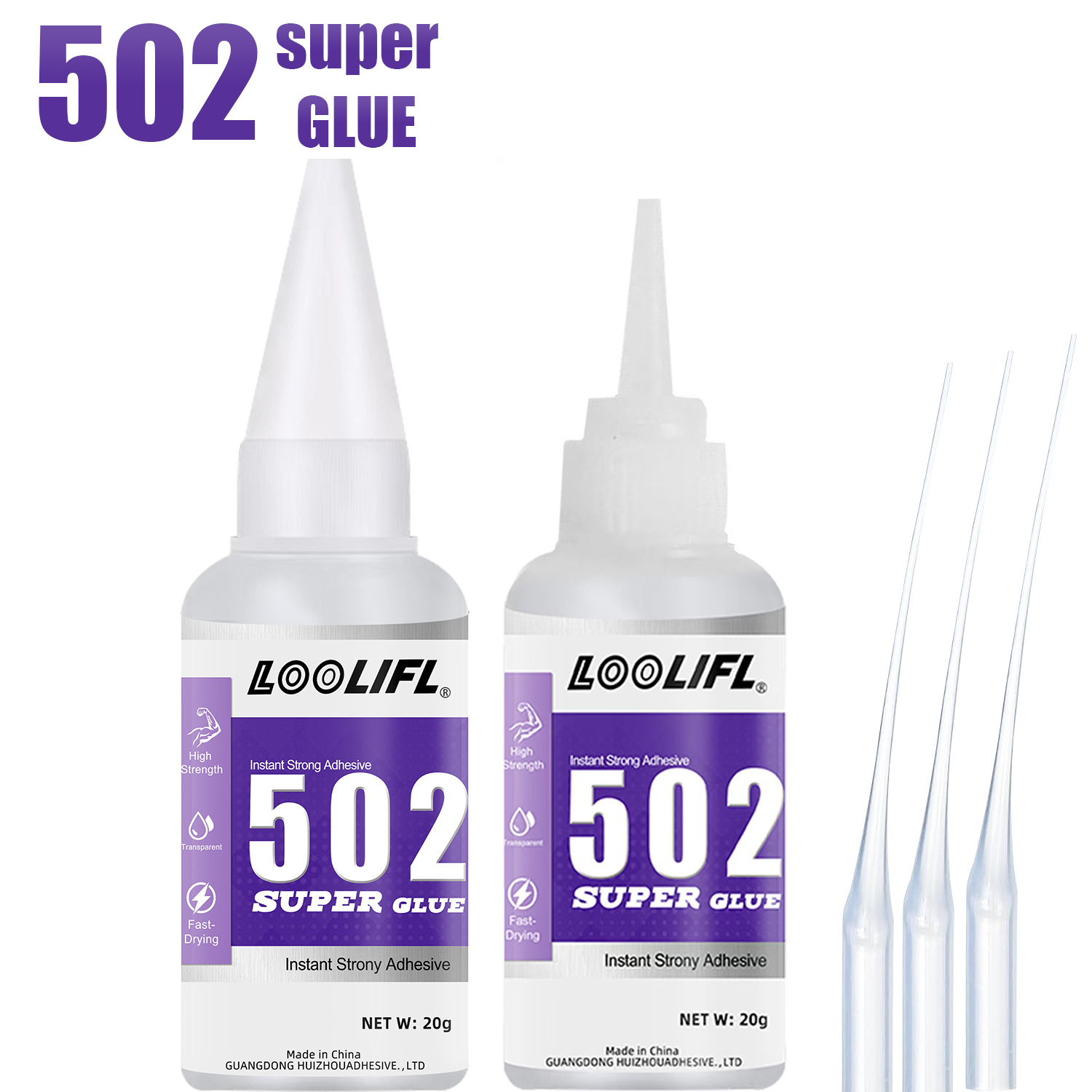 Woodworking Glue - 502 슈퍼 글루 속건성 강력 시아노아크릴레이트