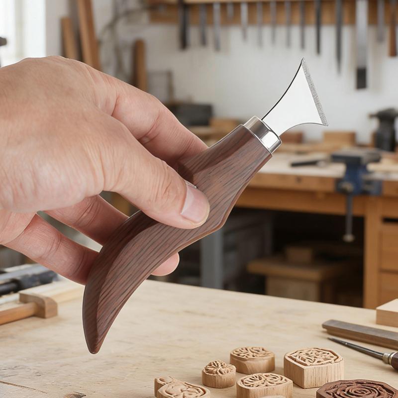 인체공학적 나무 손잡이와 스테인리스 스틸 칼날이 있는  - Wood Chisel Set 리뷰 및 가격