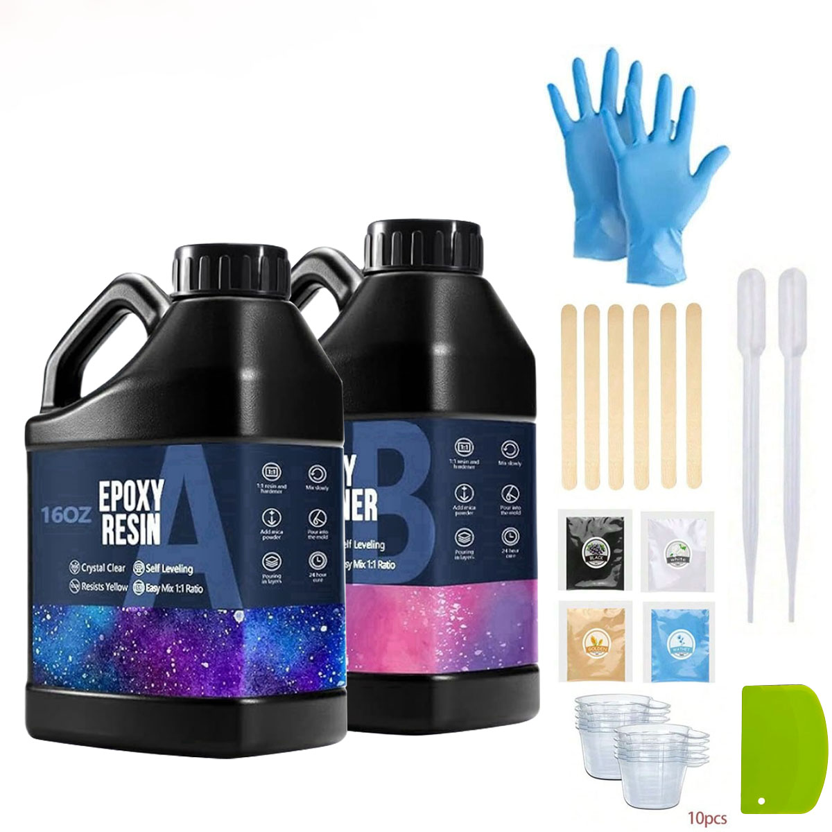 1000ml 크리스탈 투명 에폭시 레진 키트, 황변 없 - Woodworking Resin 리뷰 및 가격